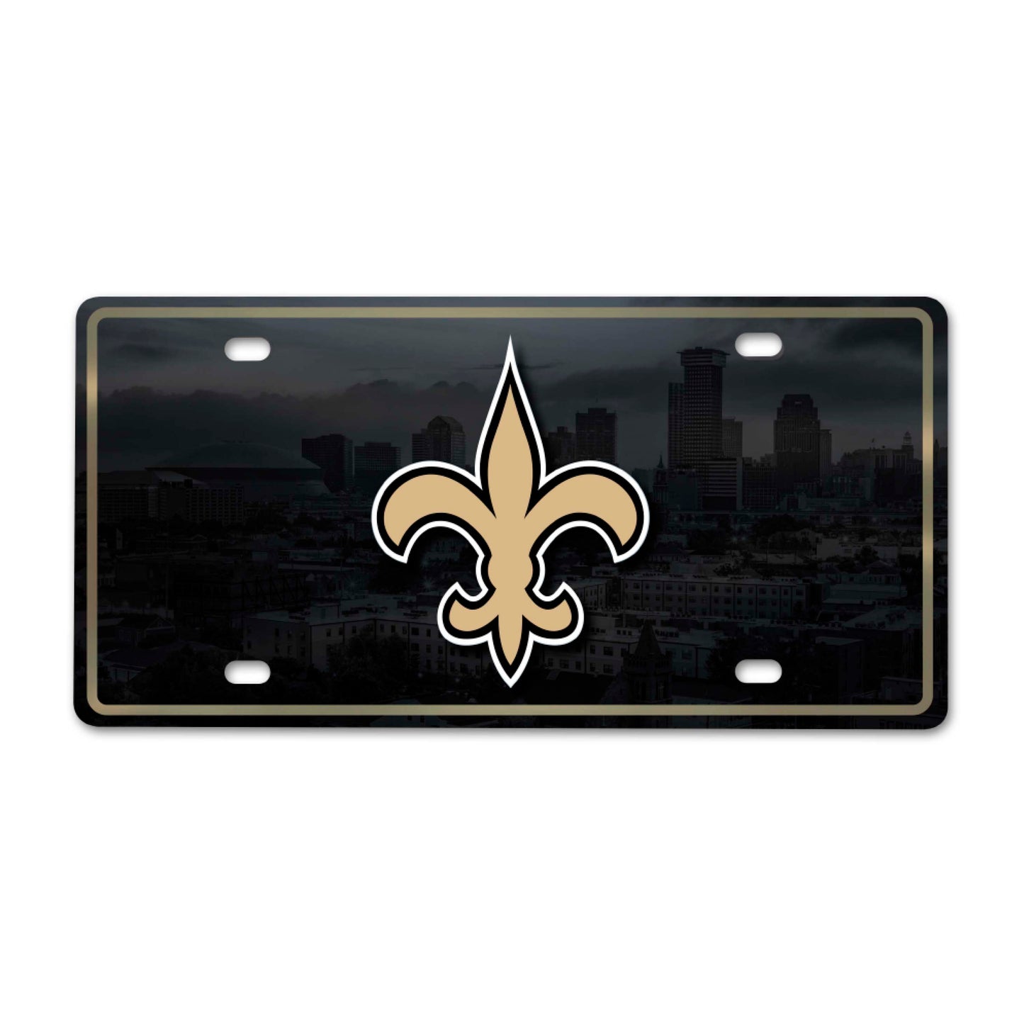 NFL - New Orleans Saints Flat Metal License Plate