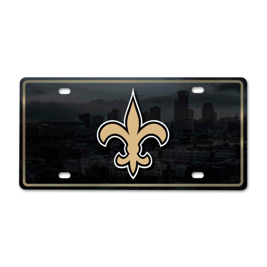 NFL - New Orleans Saints Flat Metal License Plate
