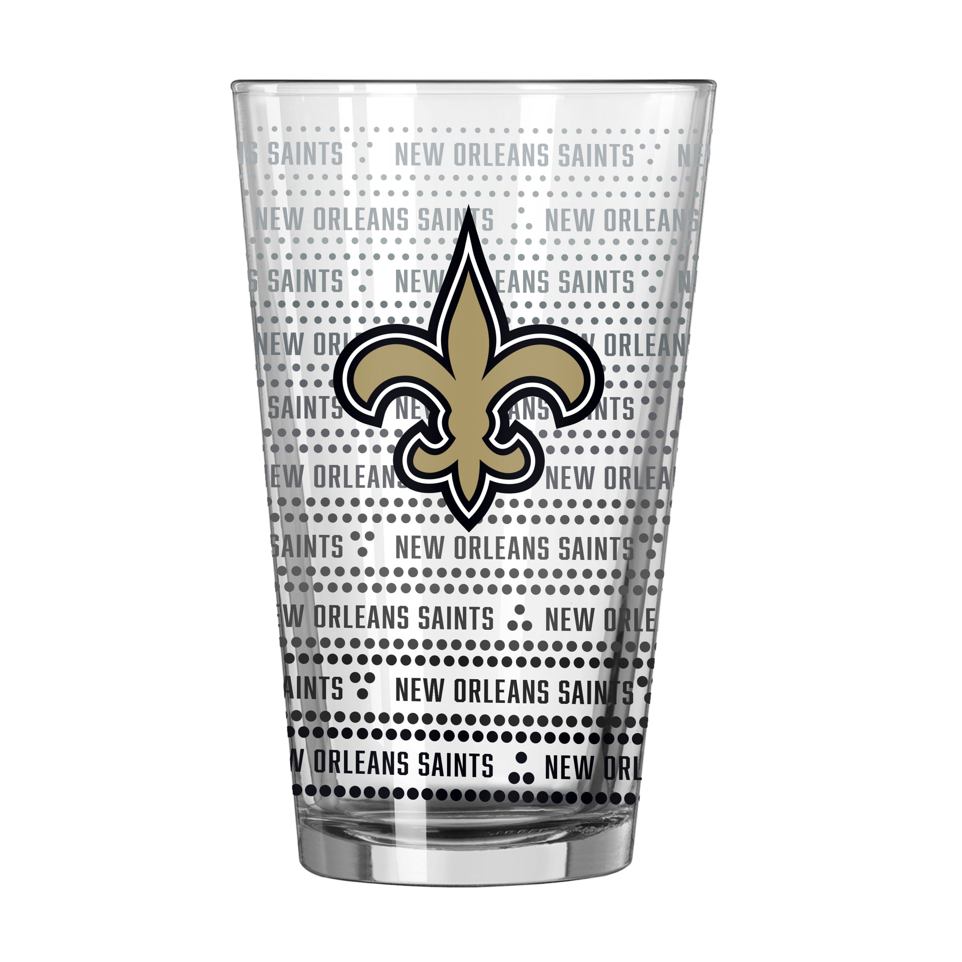 New Orleans Saints 16oz Chant Fade Pint Glass