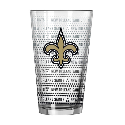 New Orleans Saints 16oz Chant Fade Pint Glass