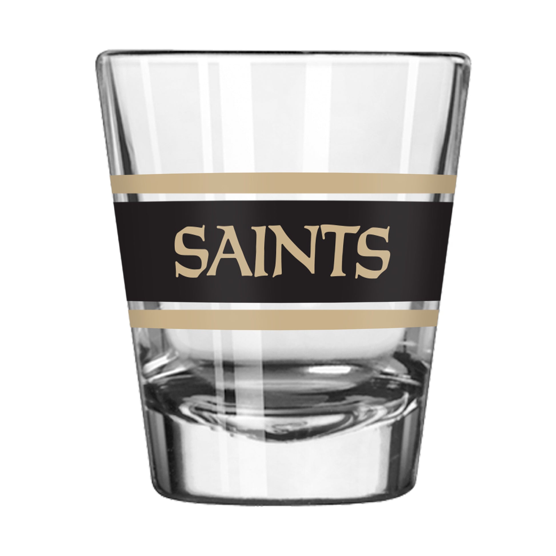 New Orleans Saints 2oz Stripe Shot Glass