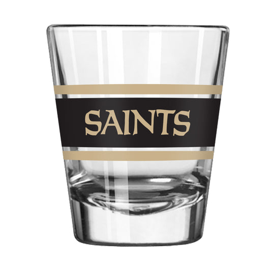 New Orleans Saints 2oz Stripe Shot Glass