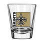 New Orleans Saints 2oz Block Shot Glass