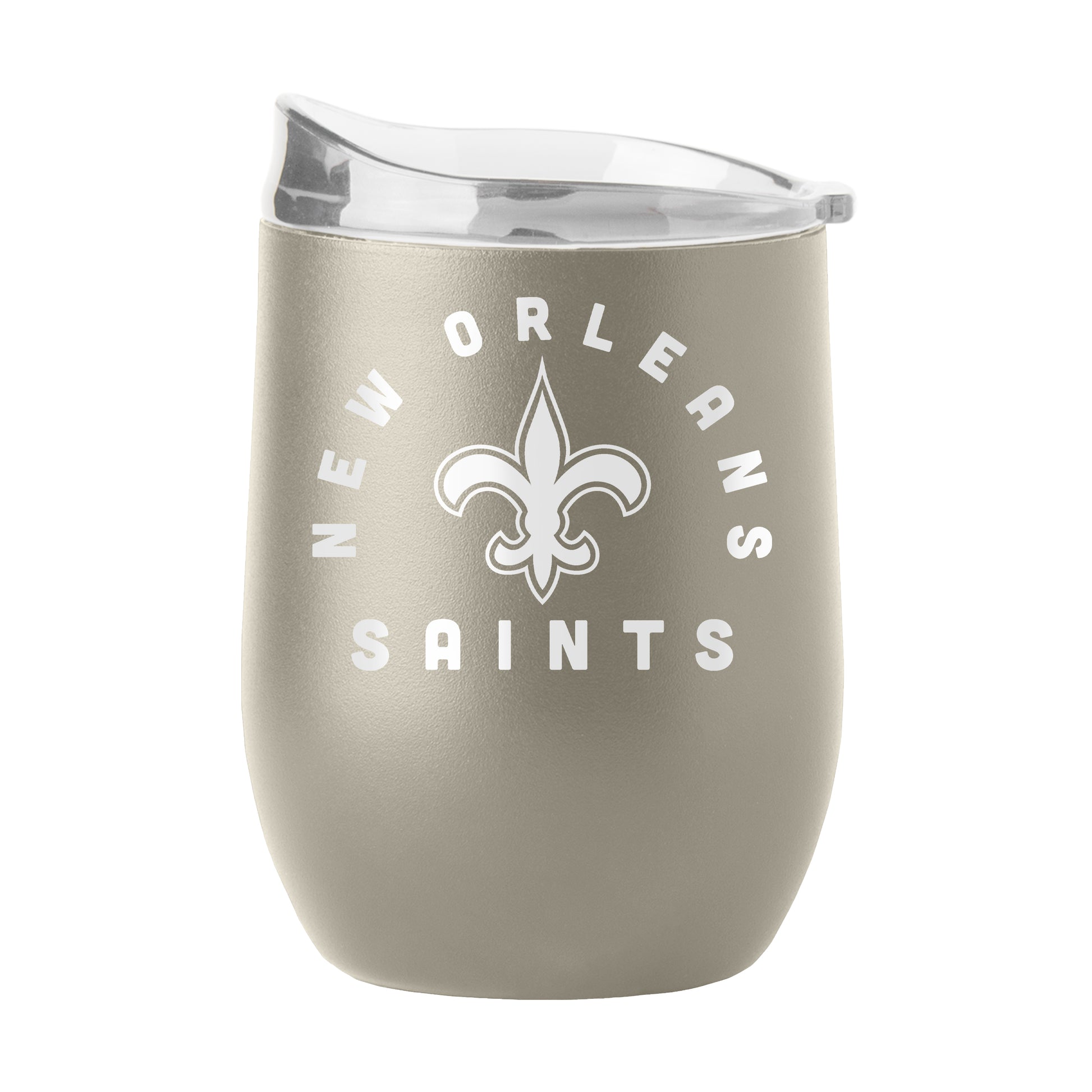 New Orleans Saints 16oz Archway Powder Coat Curved Bev