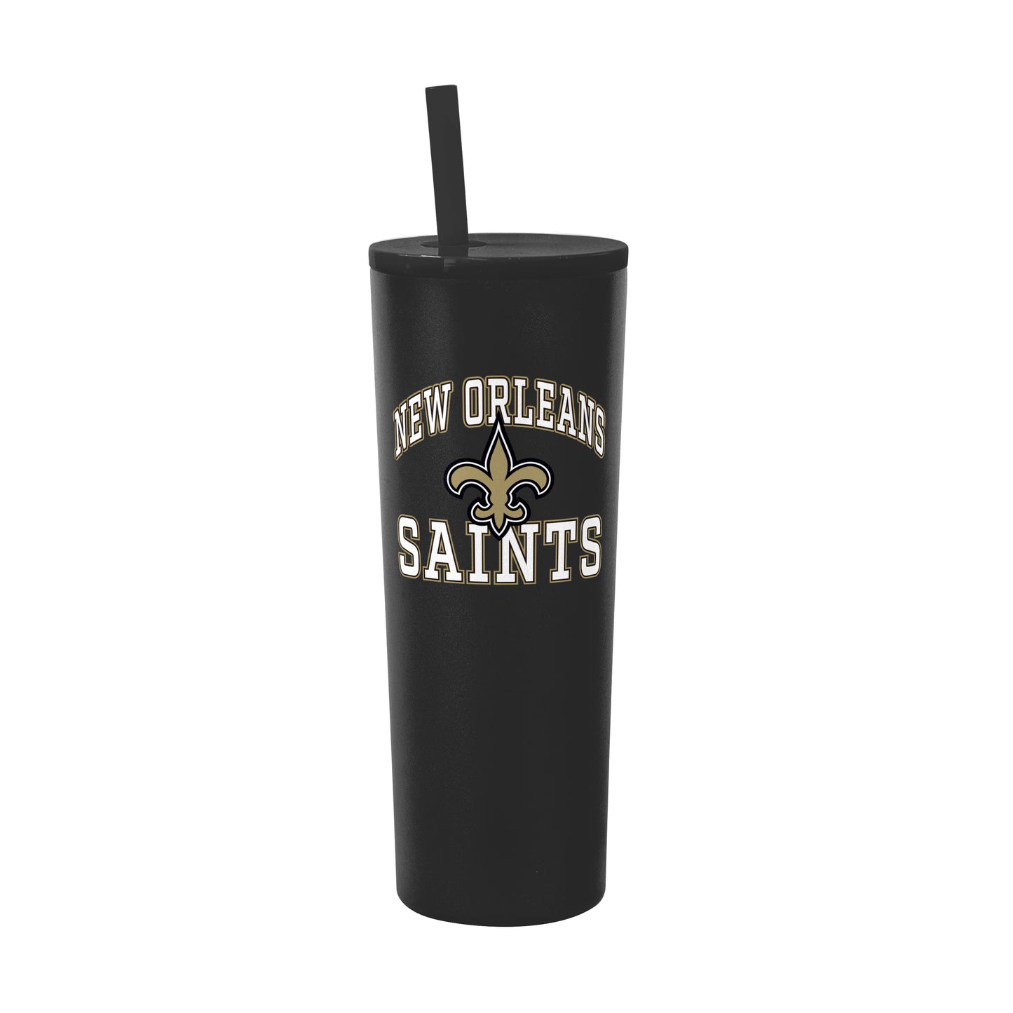New Orleans Saints 30oz Athletic SS Straw Tumbler