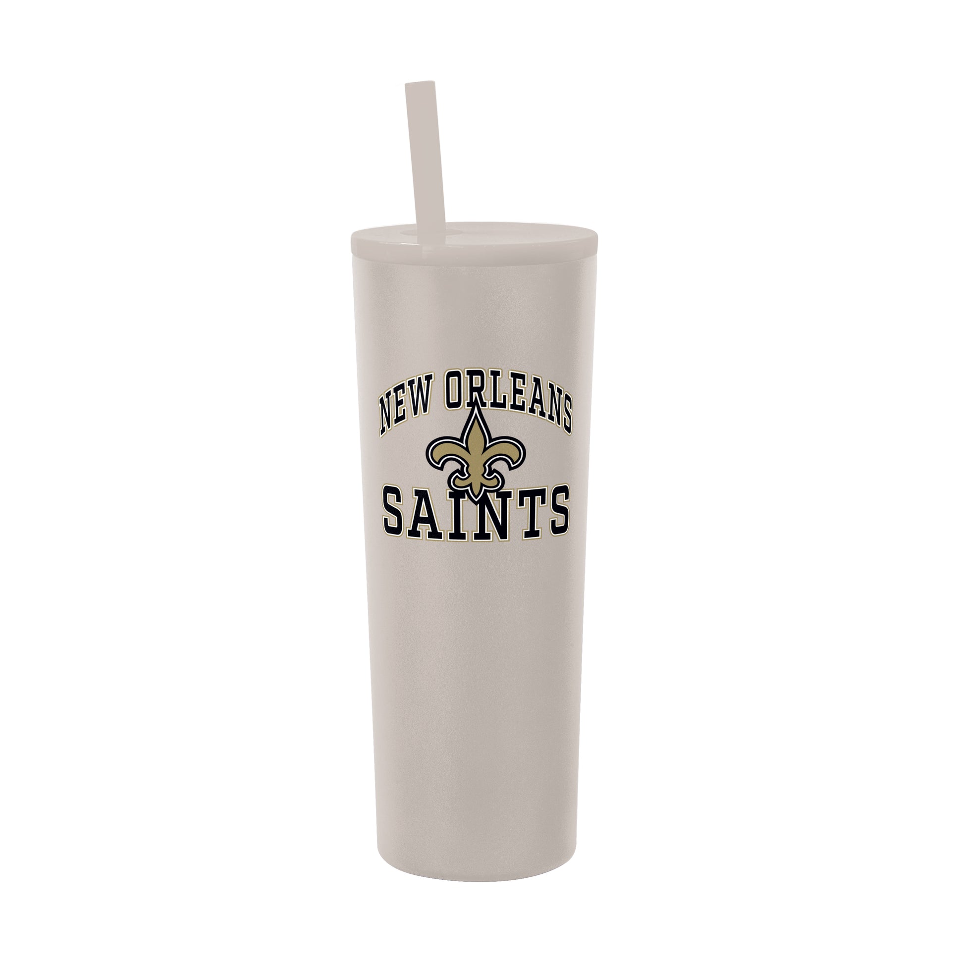 New Orleans Saints 30oz Athletic SS Straw Tumbler