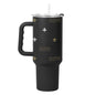 New Orleans Saints 40oz Step And Repeat Powder Coat Tumbler