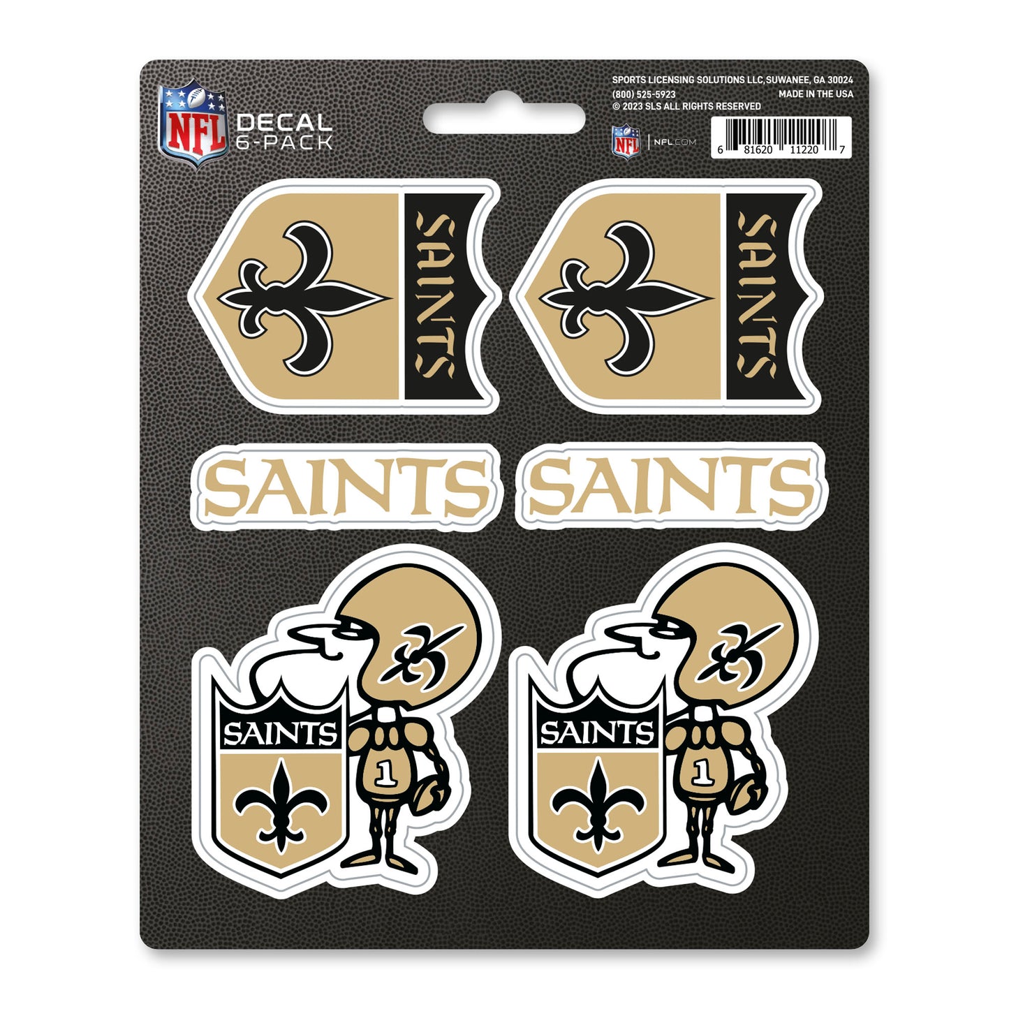 NFLV - New Orleans Saints DECAL6