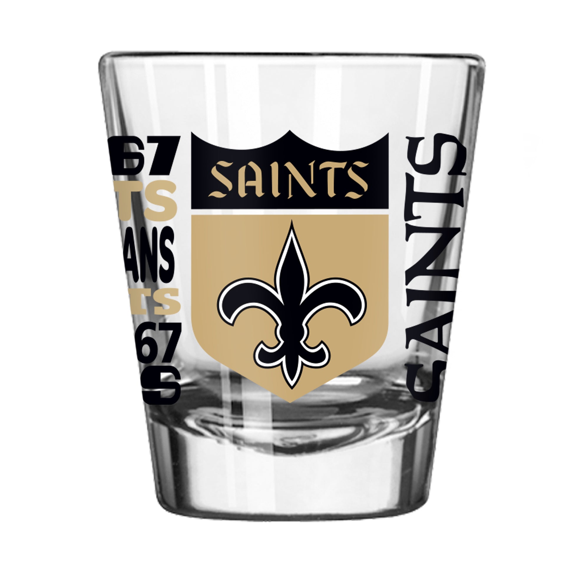 New Orleans Saints Vintage 2oz Spirit Shot Glass