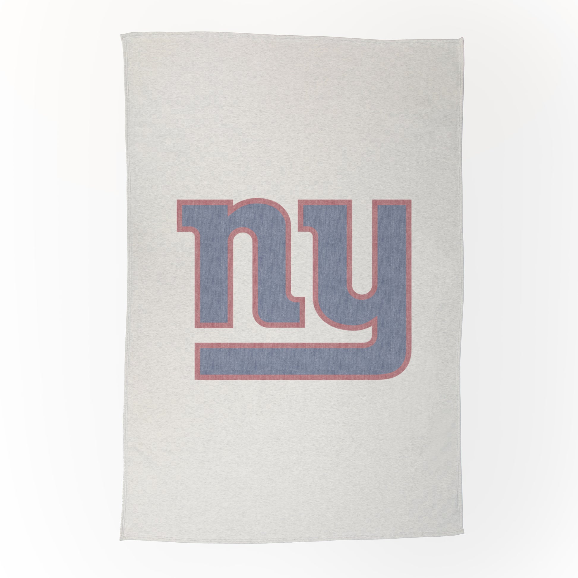 New York Giants Oversized Logo Sublimated Sweatshirt Blanket