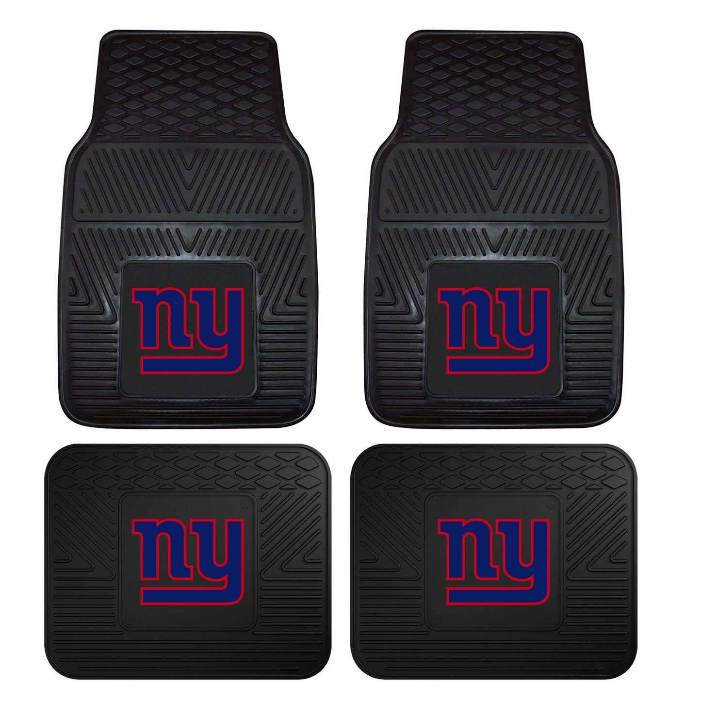 NFL - New York Giants 4-pc Vinyl Car Mat Set