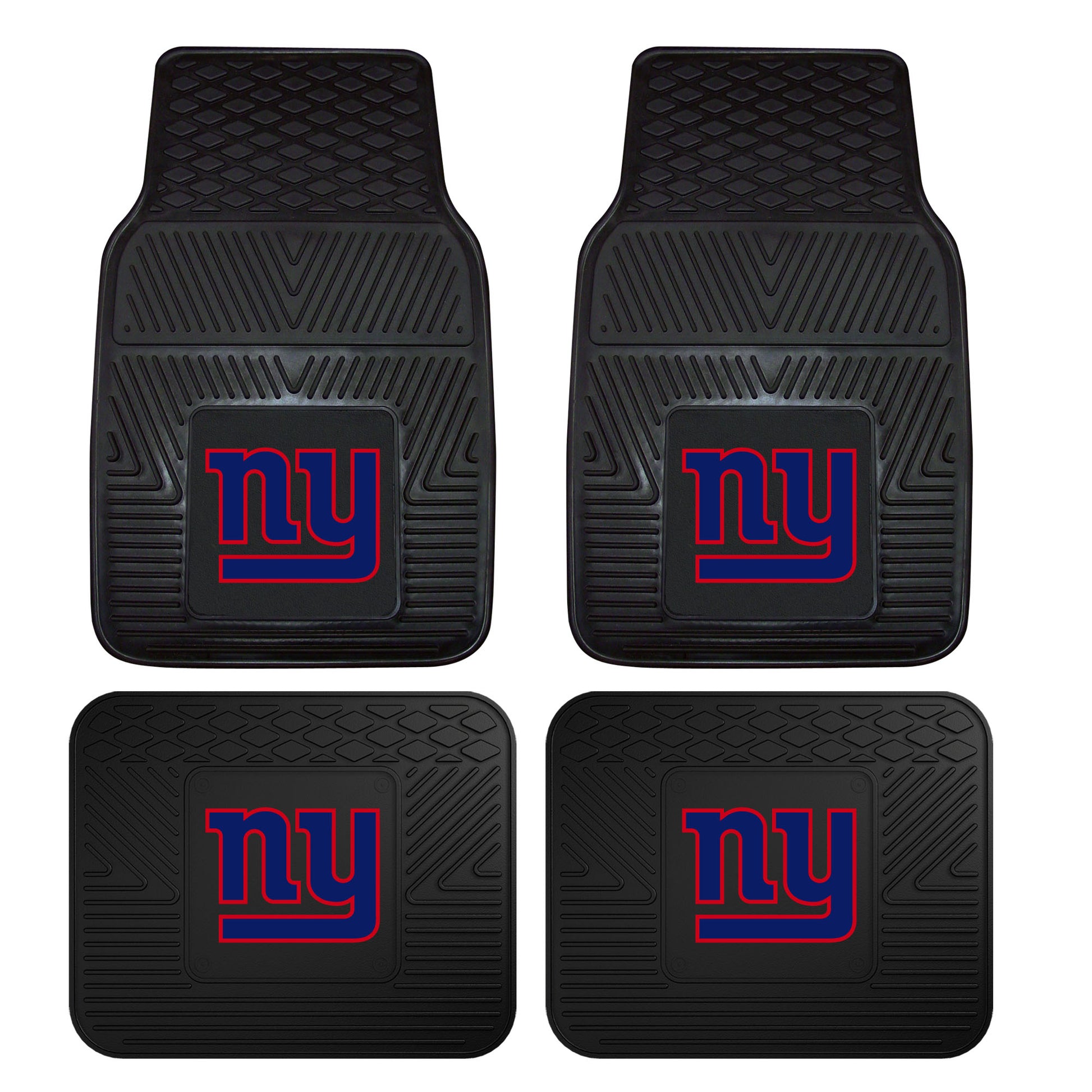 NFL - New York Giants 4-pc Vinyl Car Mat Set