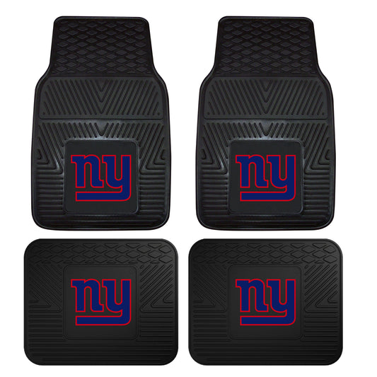 NFL - New York Giants 4-pc Vinyl Car Mat Set