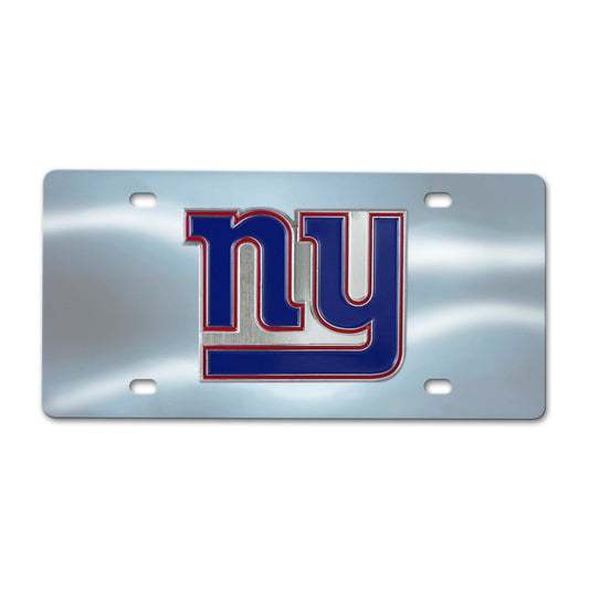 NFL - New York Giants Chrome Diecast License Plate