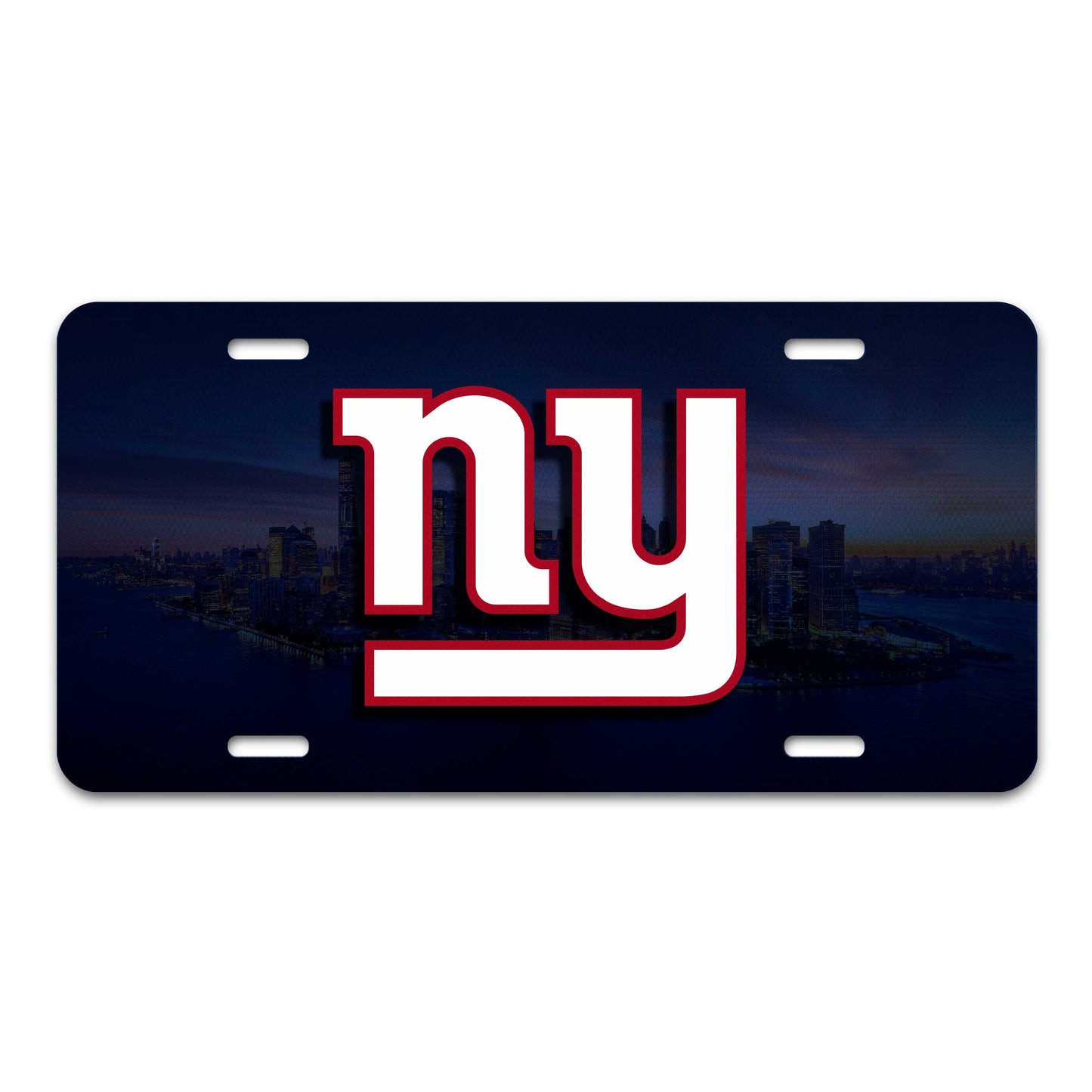New York Giants Flat Metal License Plate