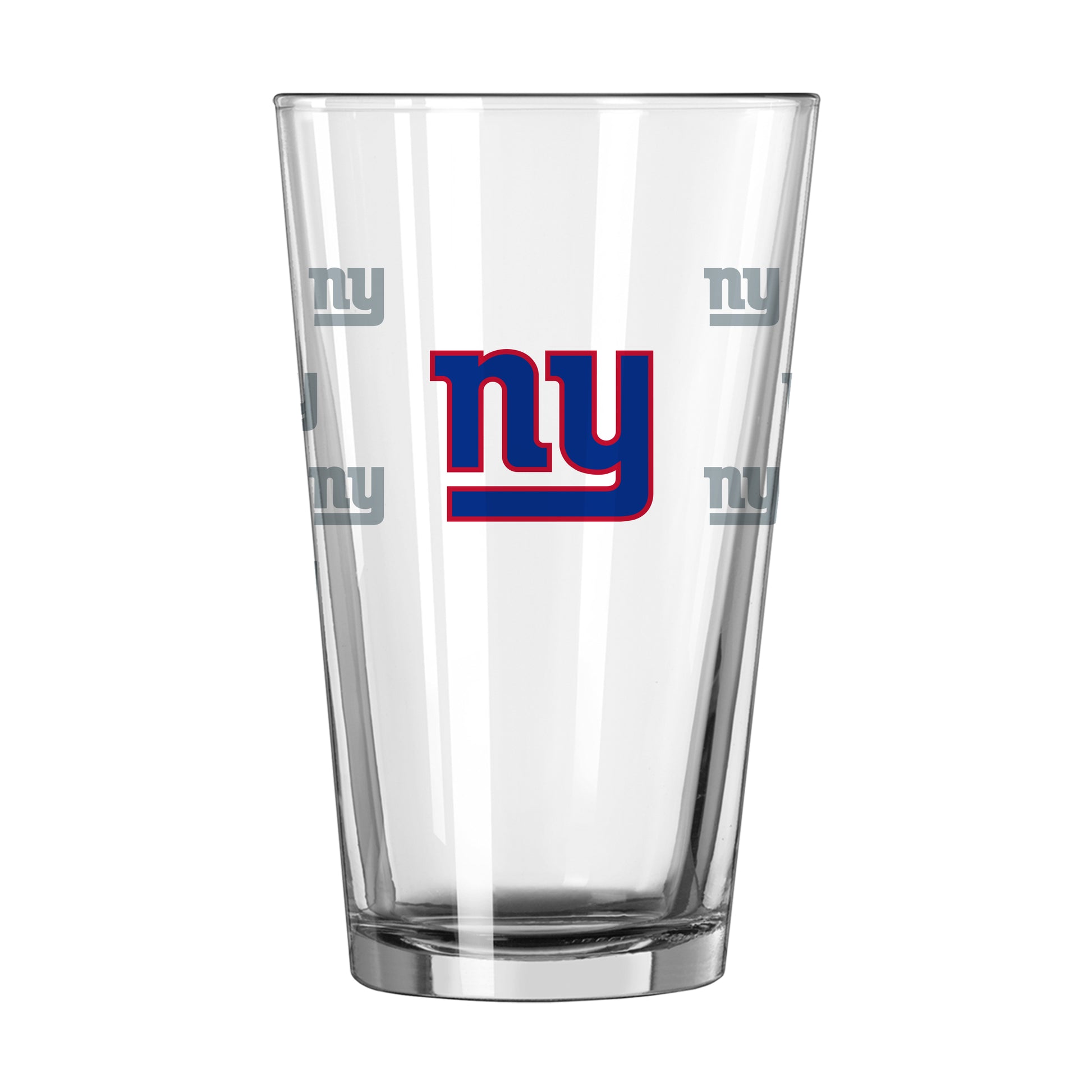 New York Giants 16oz Satin Etch Pint Glass