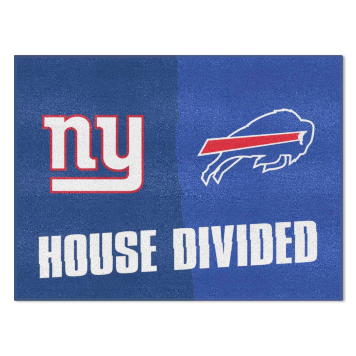 NFL House Divided Mat - Giants / Bills