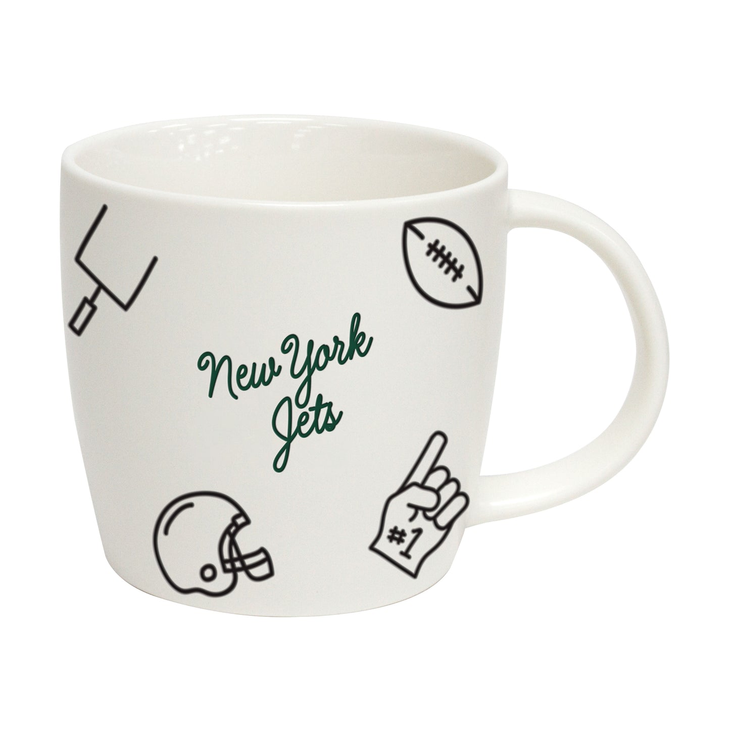 New York Jets 18oz Playmaker Mug
