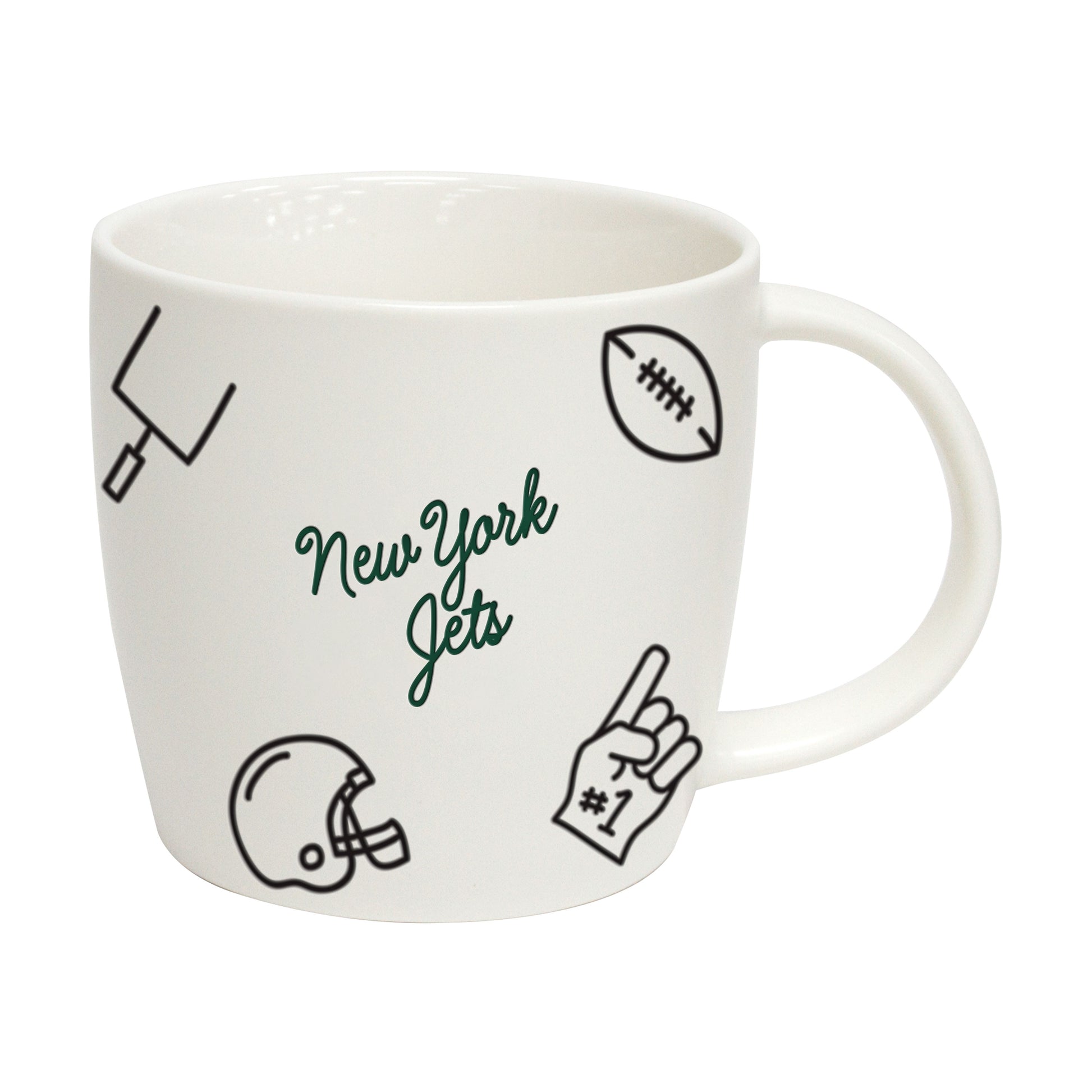 New York Jets 18oz Playmaker Mug