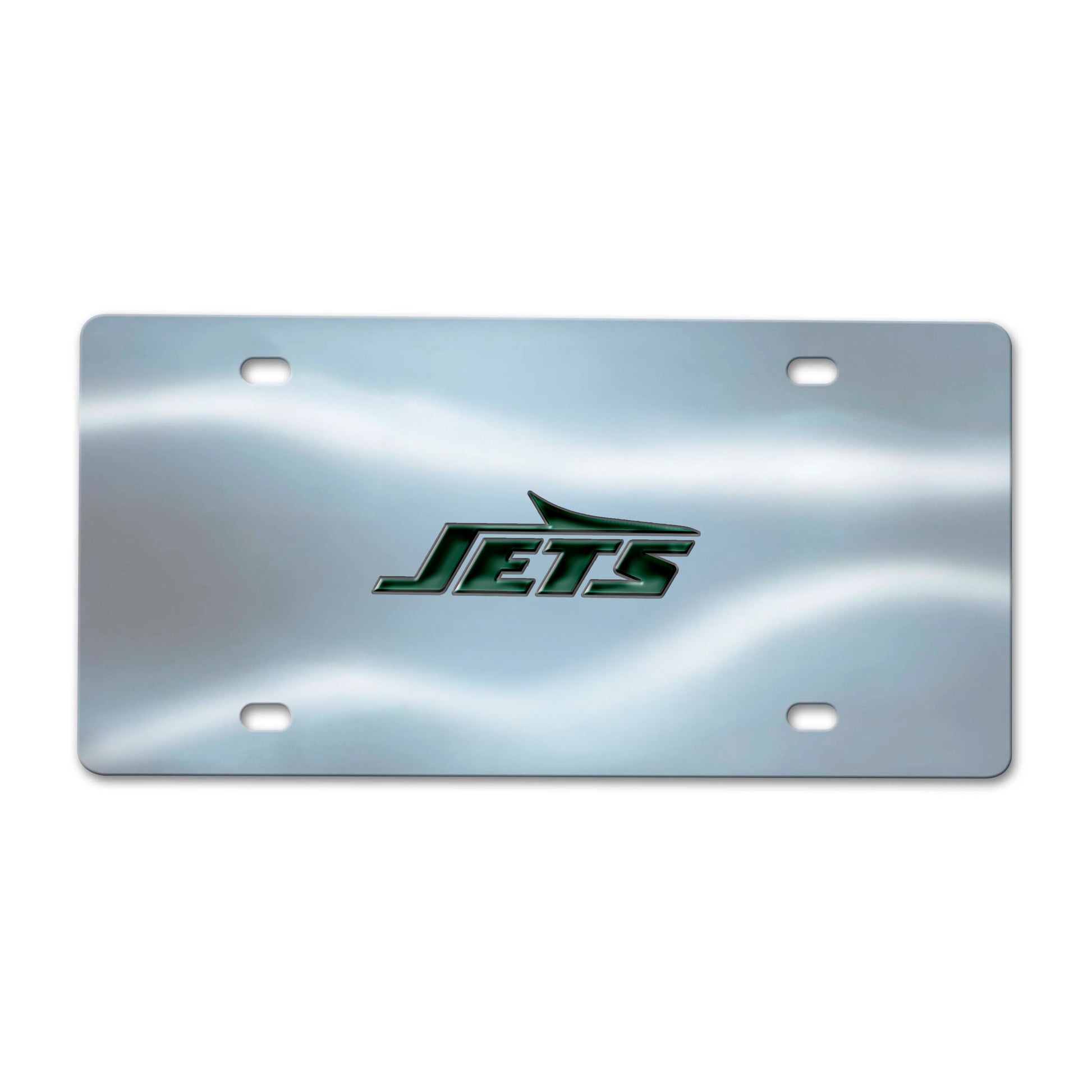 New York Jets Diecast Chrome License Plate