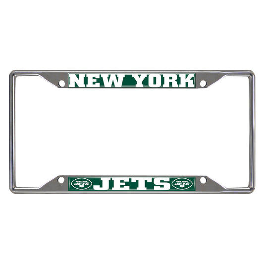 New York Jets License Chrome Plate Frame