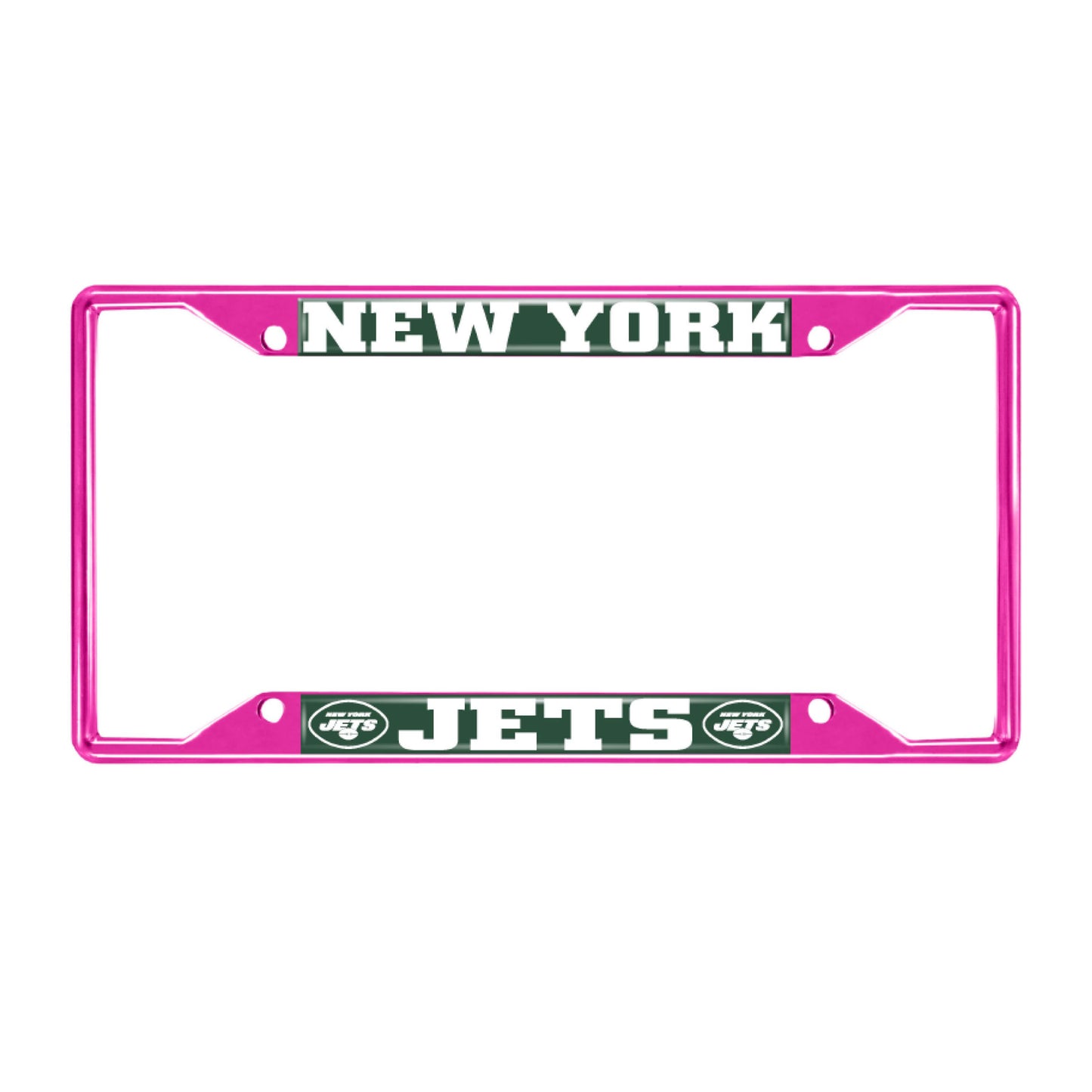 NFL - New York Jets-Pink License Plate Frame