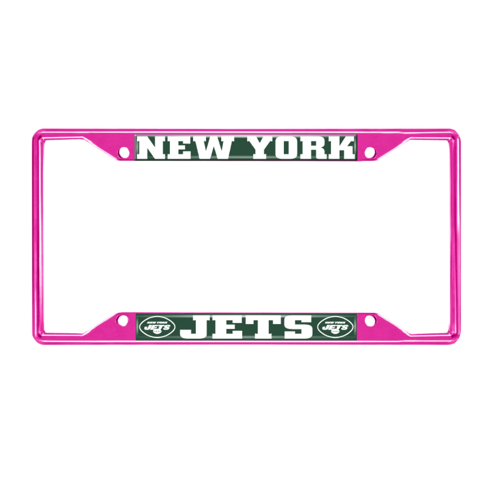 NFL - New York Jets-Pink License Plate Frame