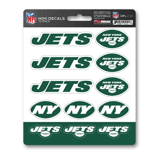 NFL - New York Jets Mini Decal 12-pk
