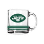NY Jets 13oz Relief Glass Mug