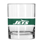 New York Jets 14oz Stripe Rocks Glass