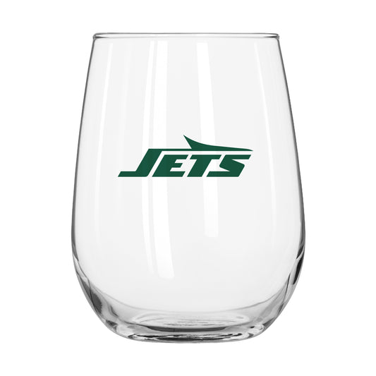 New York Jets 16oz Gameday Curved Beverage Glass