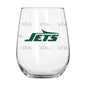 New York Jets 16oz Satin Etch Curved Beverage Glass