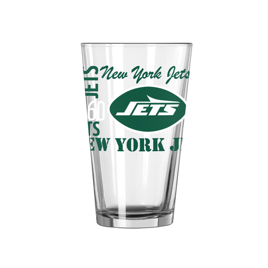 New York Jets 16oz Spirit Pint Glass