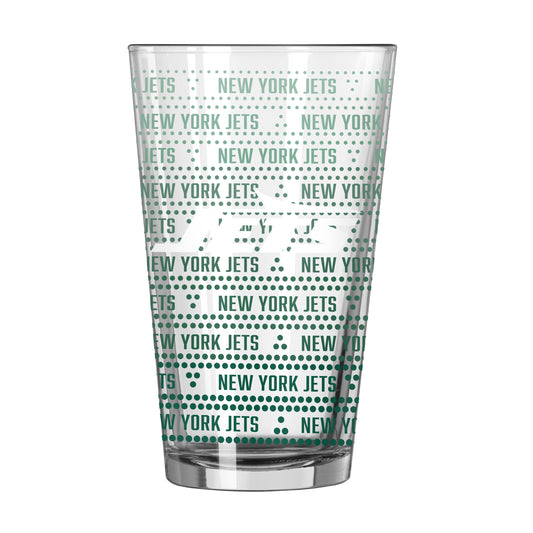 New York Jets 16oz Chant Fade Pint Glass