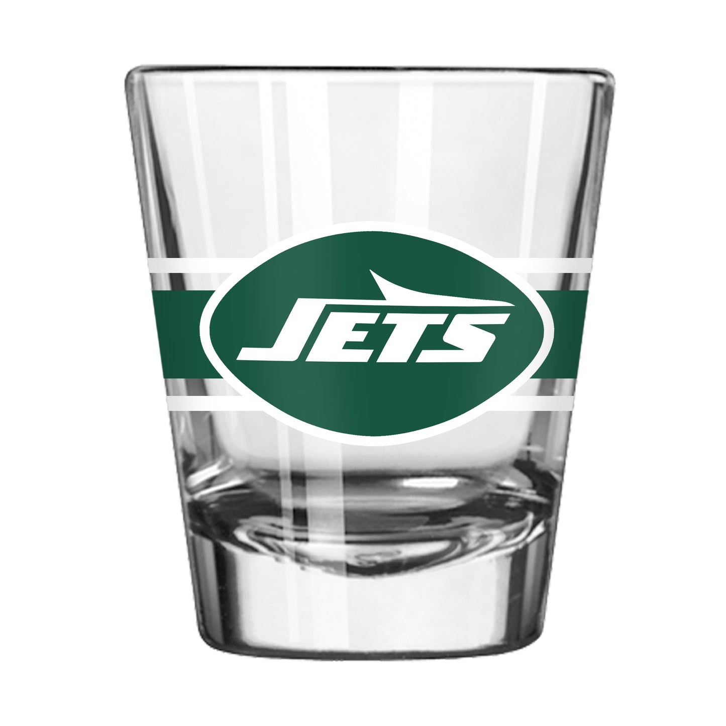 New York Jets 2oz Stripe Shot Glass