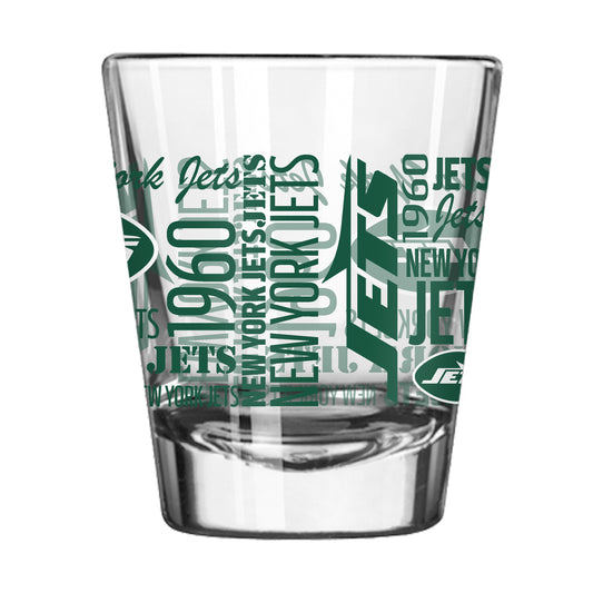 NY Jets 2oz Spirit Shot Glass
