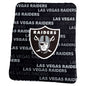 Las Vegas Raiders Classic Fleece Throw