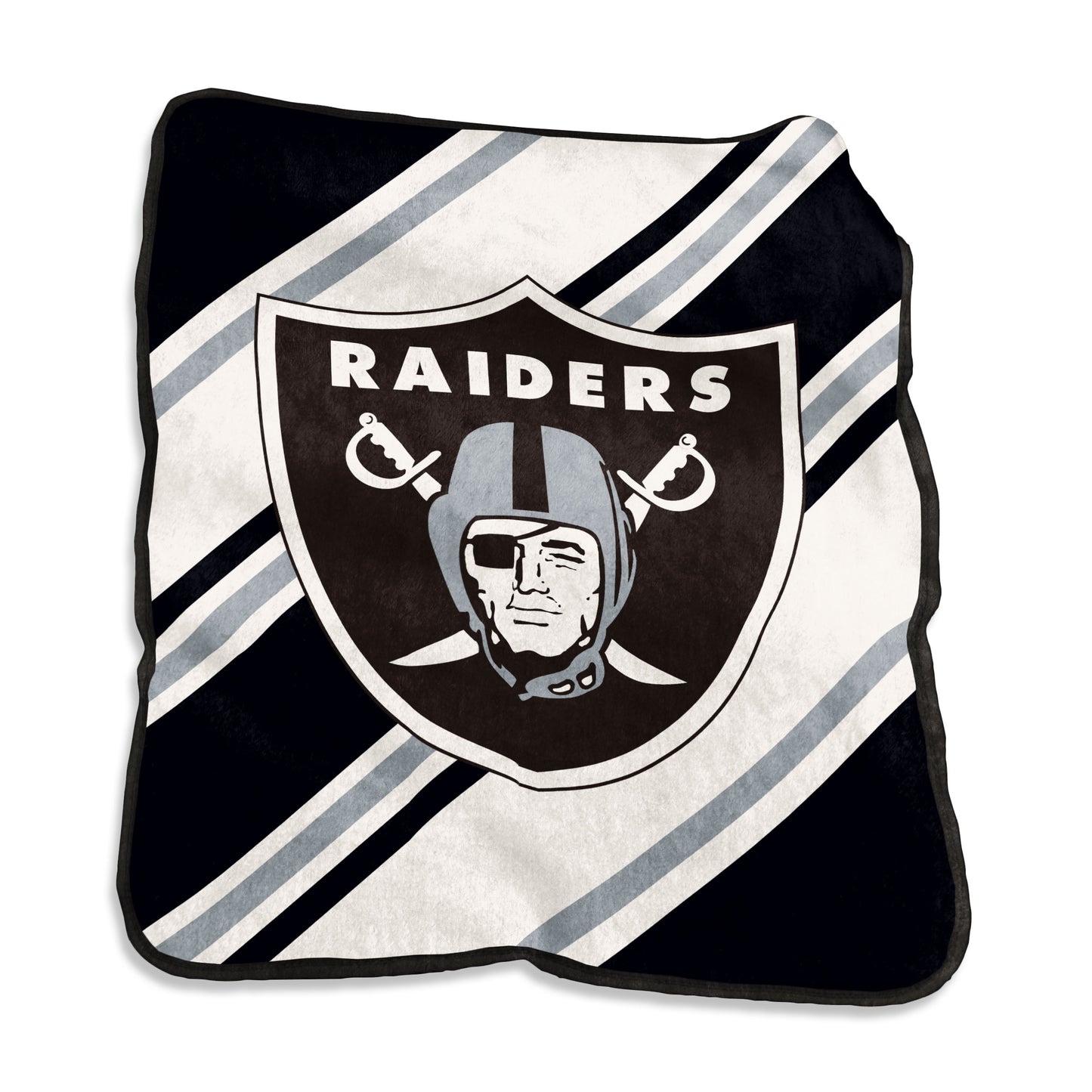 Las Vegas Raiders Raschel Stripe Throw
