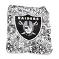 Las Vegas Raiders Graffiti Raschel Throw