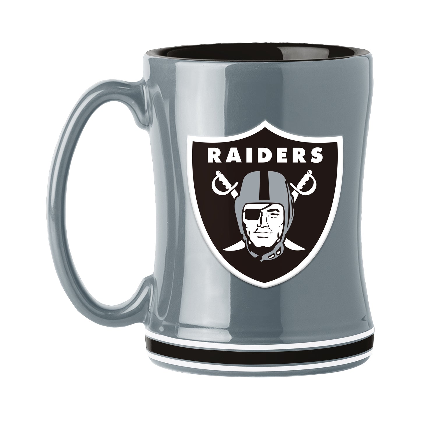Las Vegas Raiders 14oz Secondary Color Relief Mug