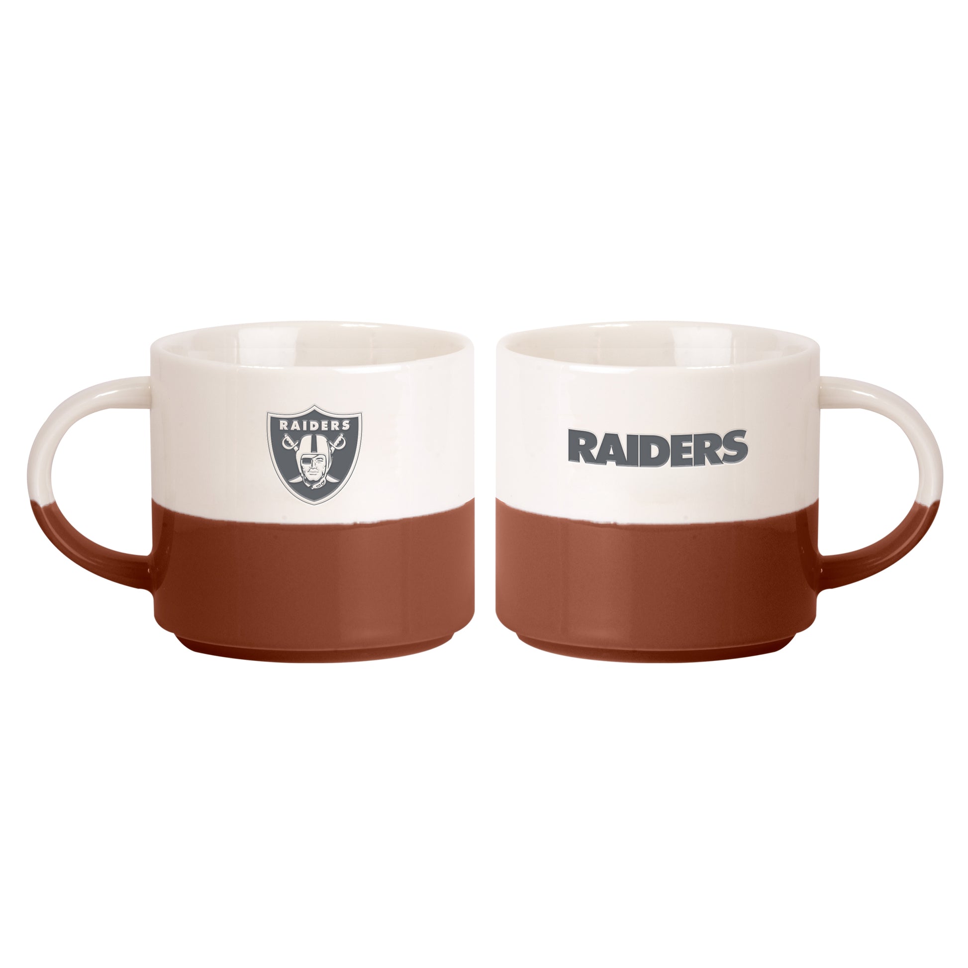 Las Vegas Raiders 15oz Walmart Holiday Stackable Mug Set