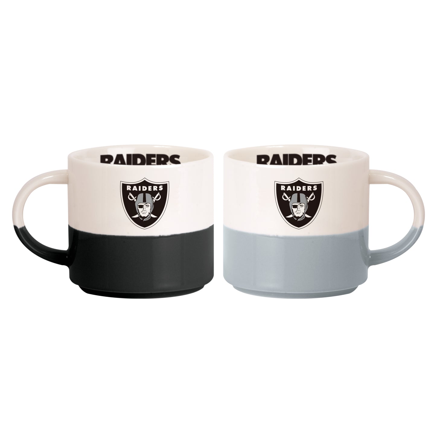 Las Vegas Raiders 15oz Stackable Mug Set