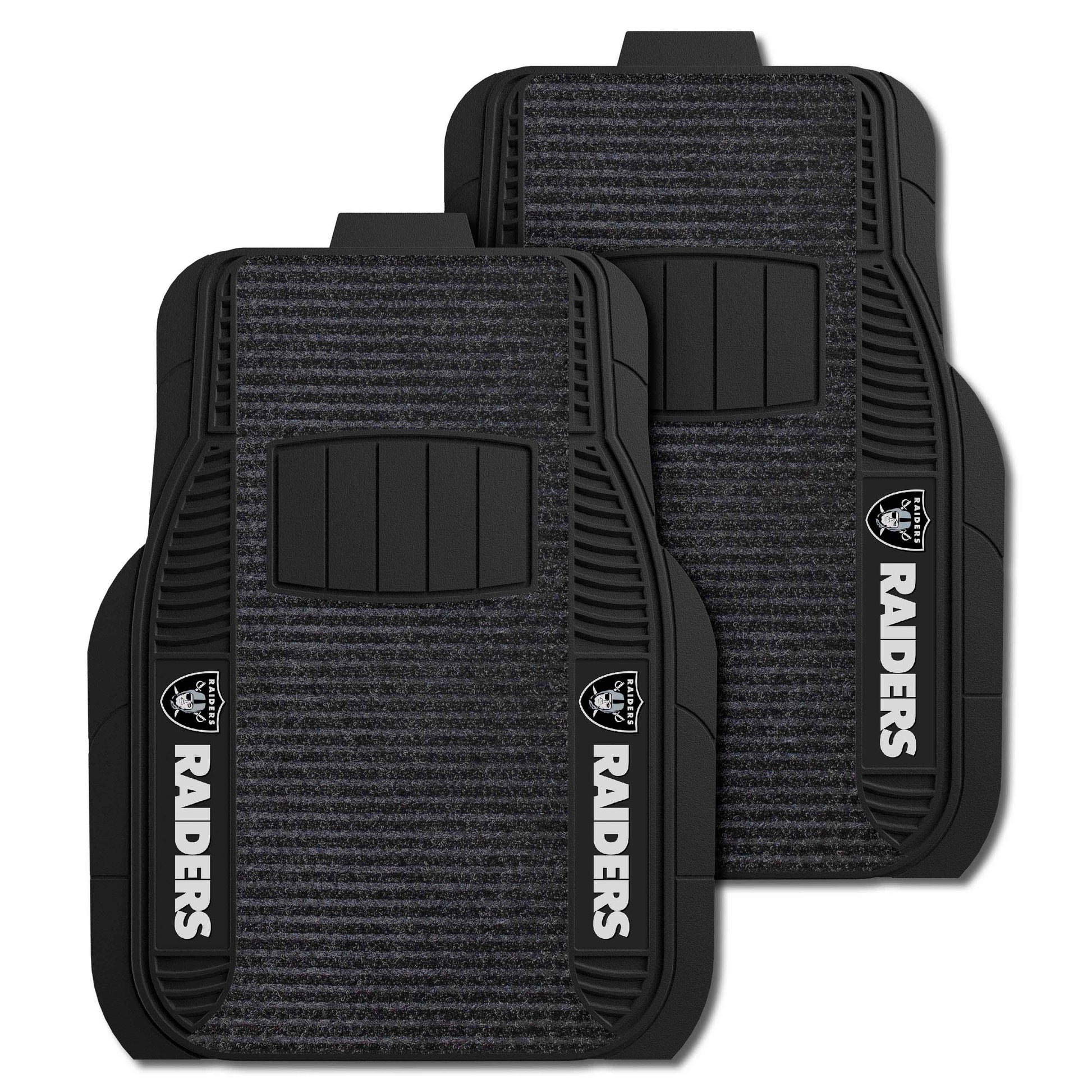NFL - Las Vegas Raiders 2-pc Deluxe Car Mat Set