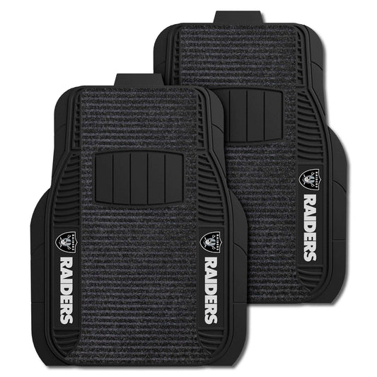 NFL - Las Vegas Raiders 2-pc Deluxe Car Mat Set