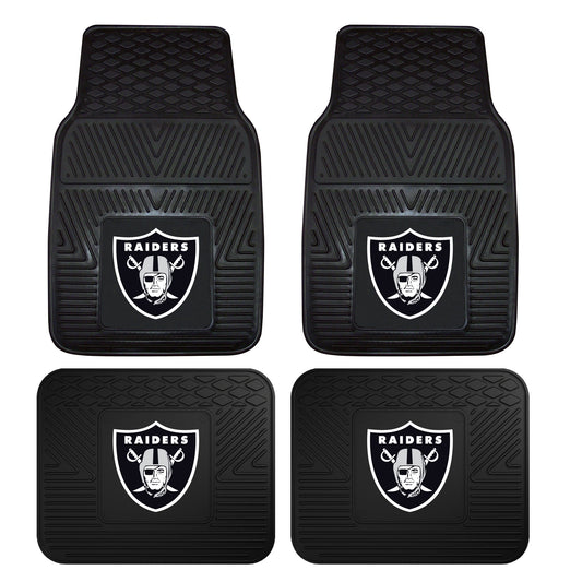 NFL - Las Vegas Raiders 4-pc Vinyl Car Mat Set