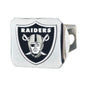 NFL - Las Vegas Raiders Color on Chrome Hitch Cover
