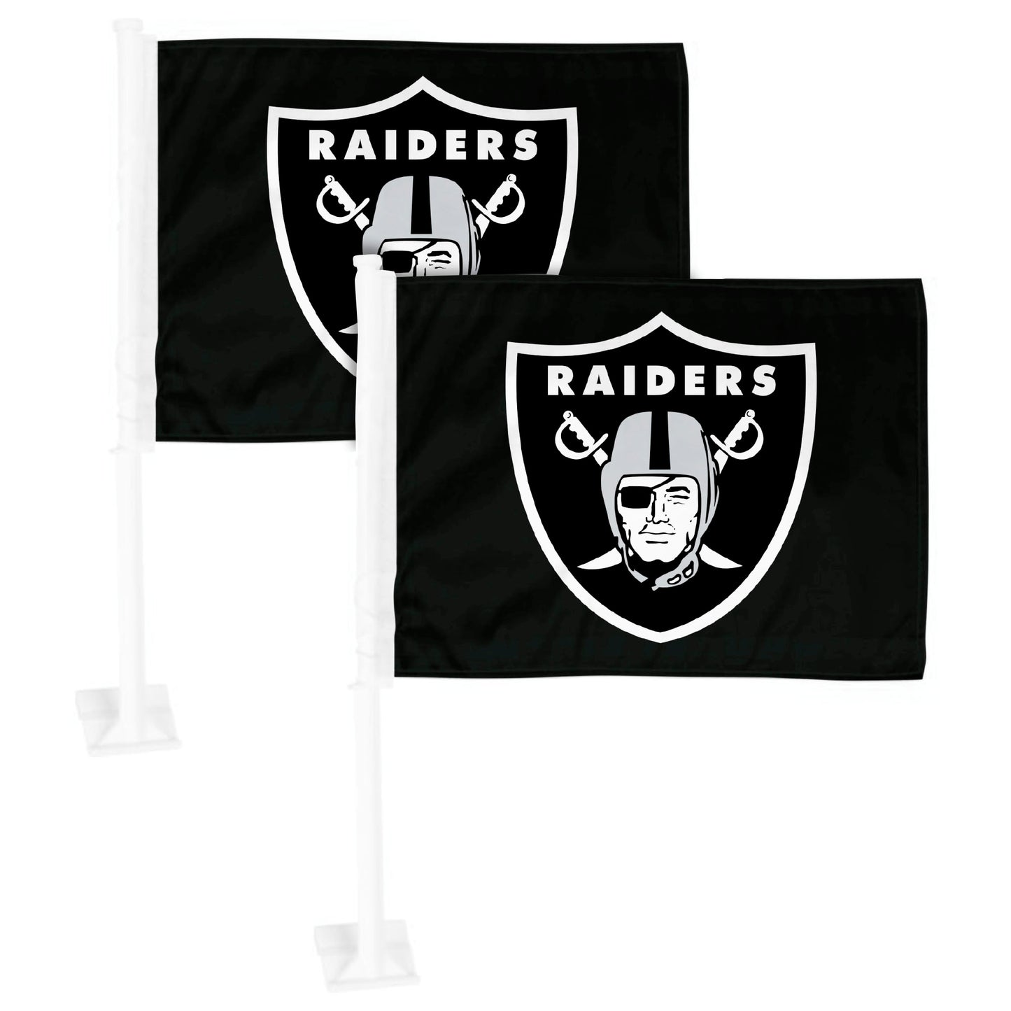 NFL - LAS VEGAS RAIDERS CARFLAG2PK