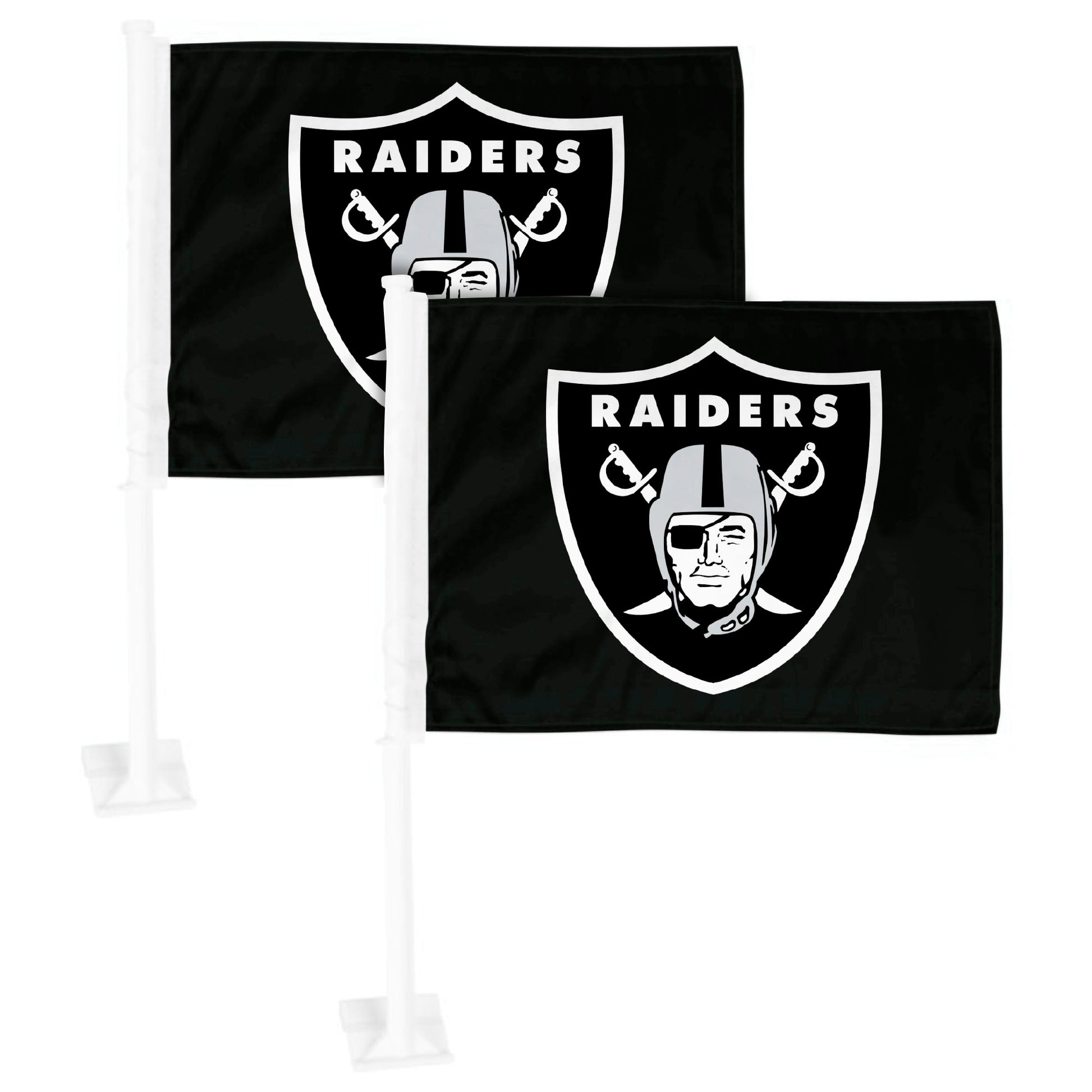 NFL - LAS VEGAS RAIDERS CARFLAG2PK