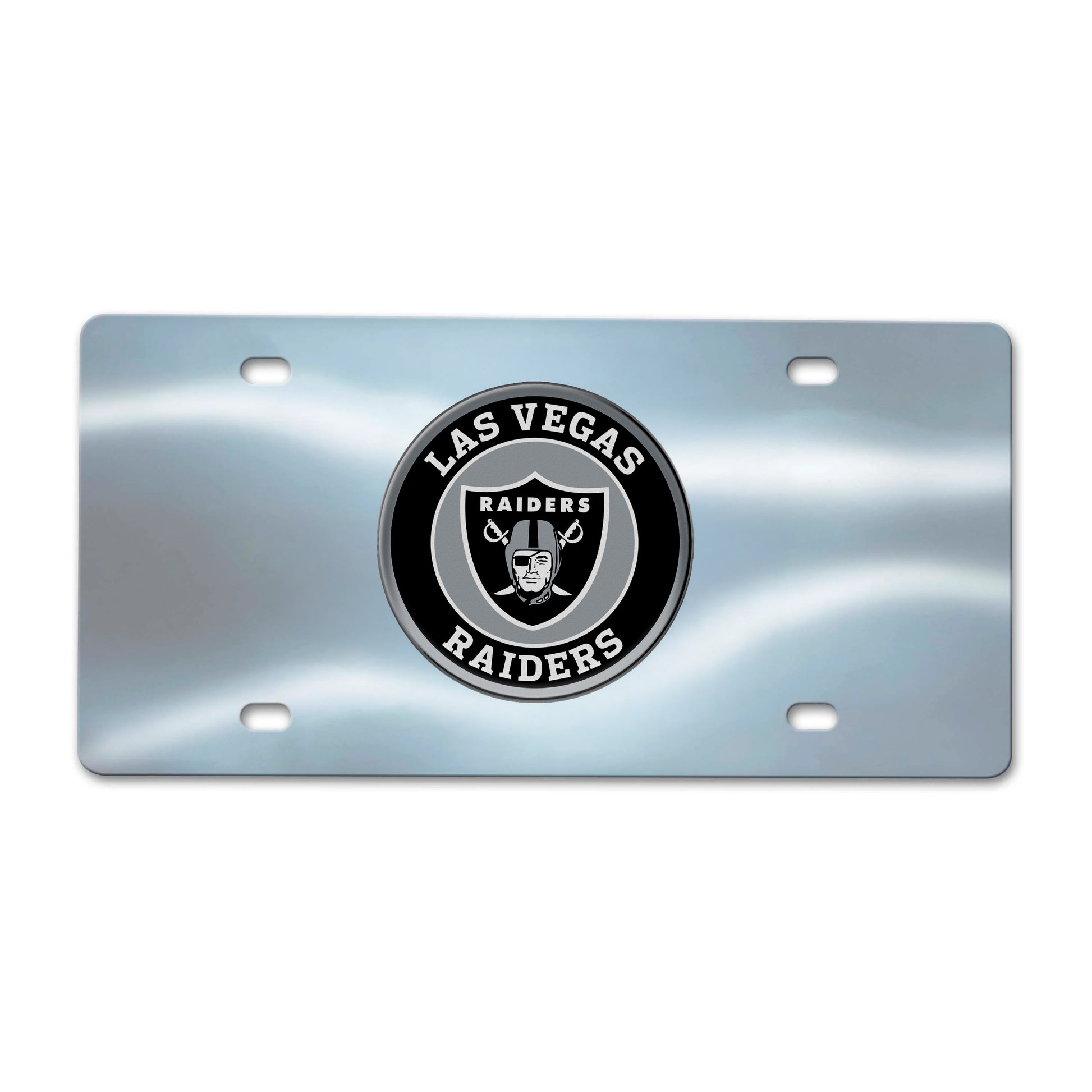 NFL - Las Vegas Raiders Chrome Diecast License Plate