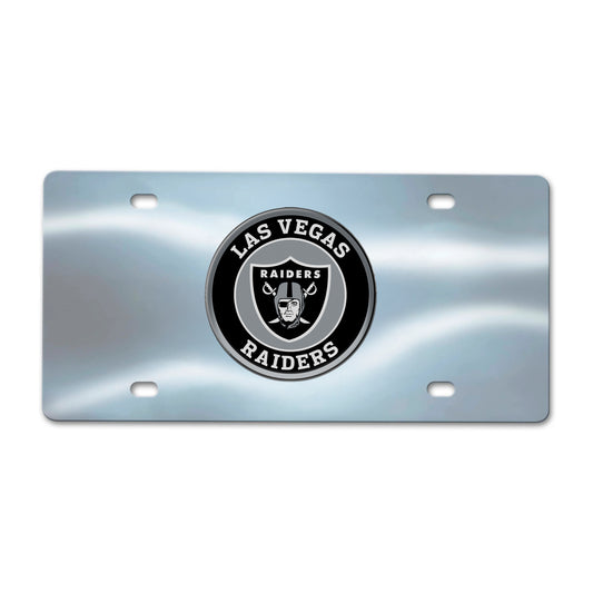 NFL - Las Vegas Raiders Chrome Diecast License Plate